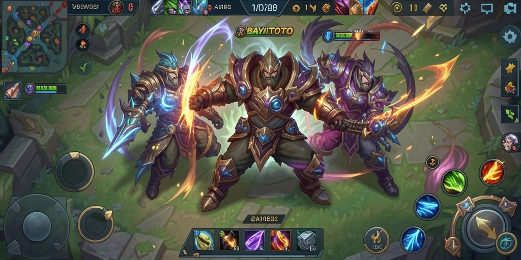 Gameplay seru dan intens di BAYITOTO pada arena MOBA.