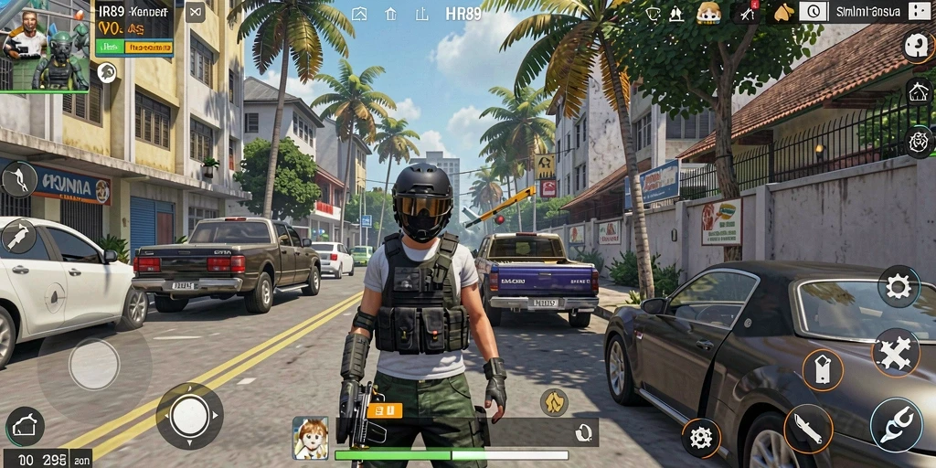 Tampilan screenshot dari gameplay simulasi HR89 yang menarik.