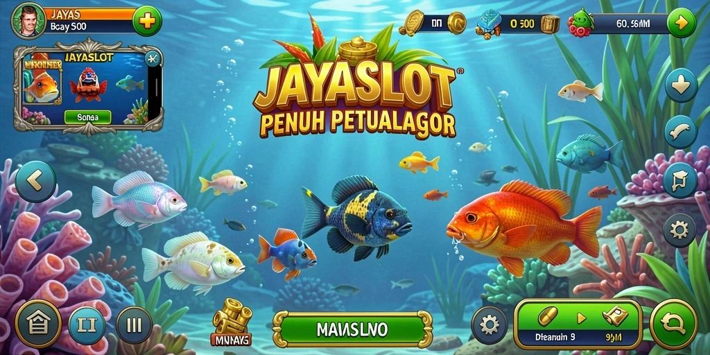 Tangkapan ikan besar dan gameplay yang mendebarkan di JAYASLOT.
