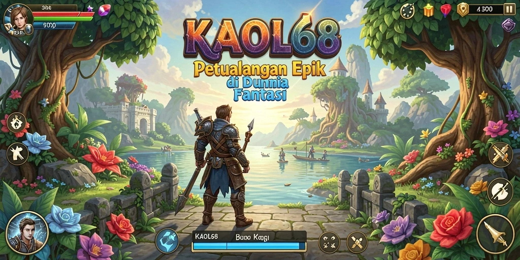 Gameplay KAOL68 menampilkan pertempuran seru dan karakter menarik.
