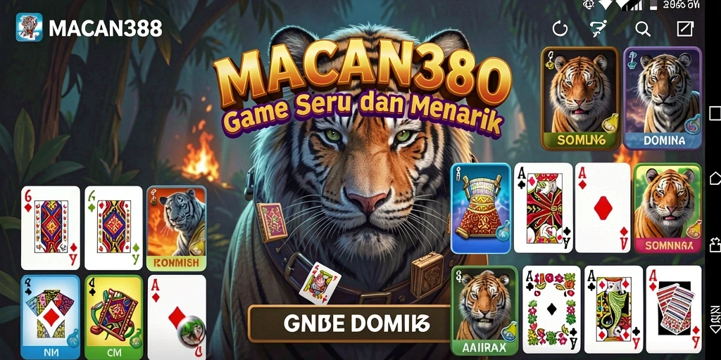 Tampilan menarik gameplay DOT Domino di MACAN388.