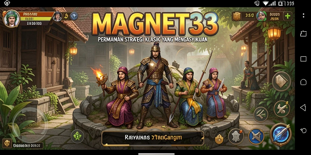 Tampilan gameplay MAGNET33 yang menarik dan strategis.