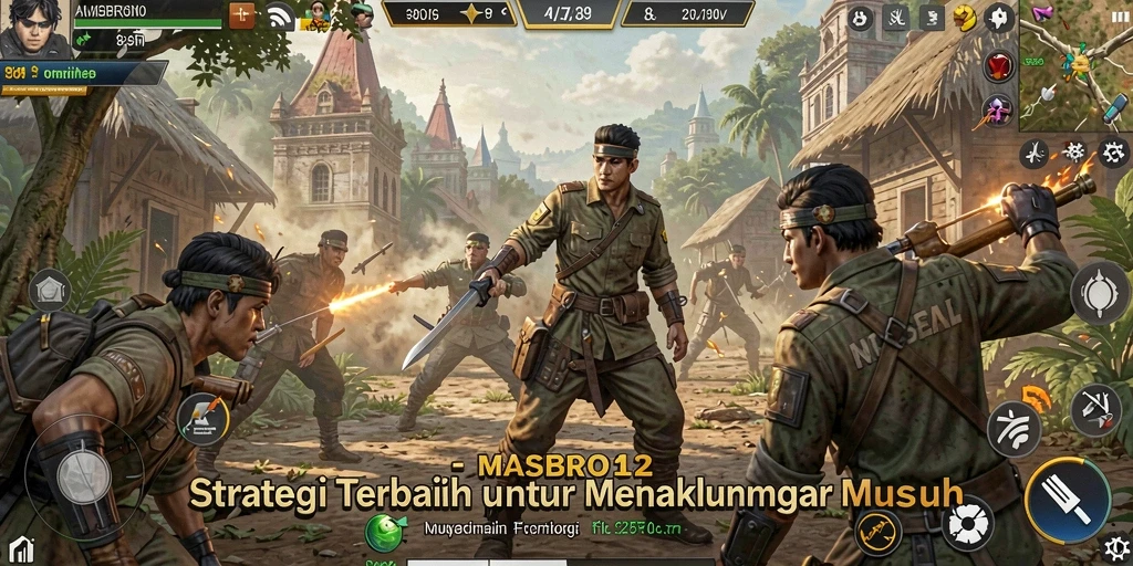 Tampilan gameplay MASBRO12 yang menegangkan dan berstrategi.