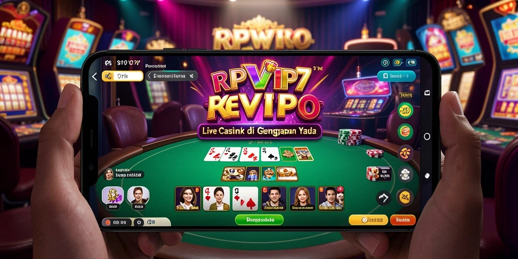 Tampilan gameplay RPVIP7 Live Casino yang mengesankan dan interaktif.