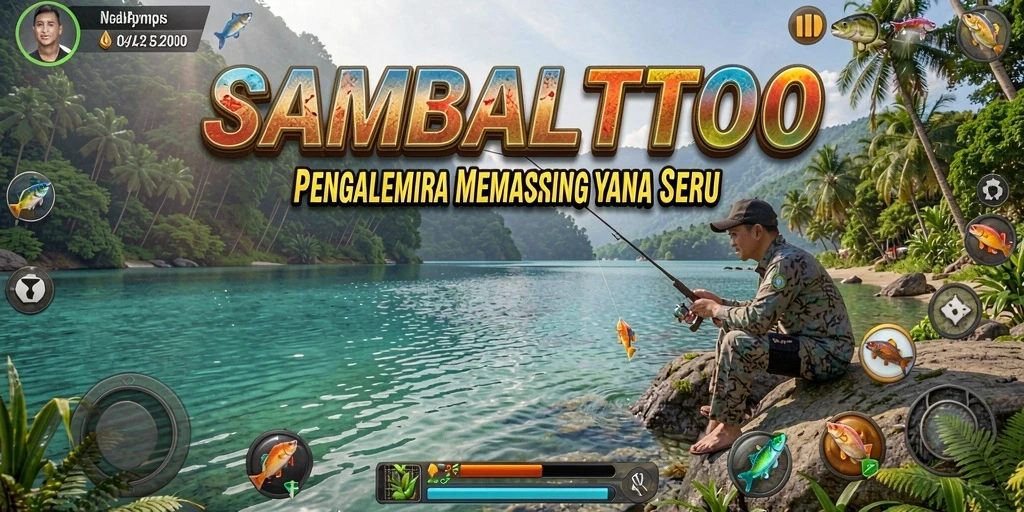 Tampilan gameplay SAMBALTOTO dengan aksi memancing yang menarik.
