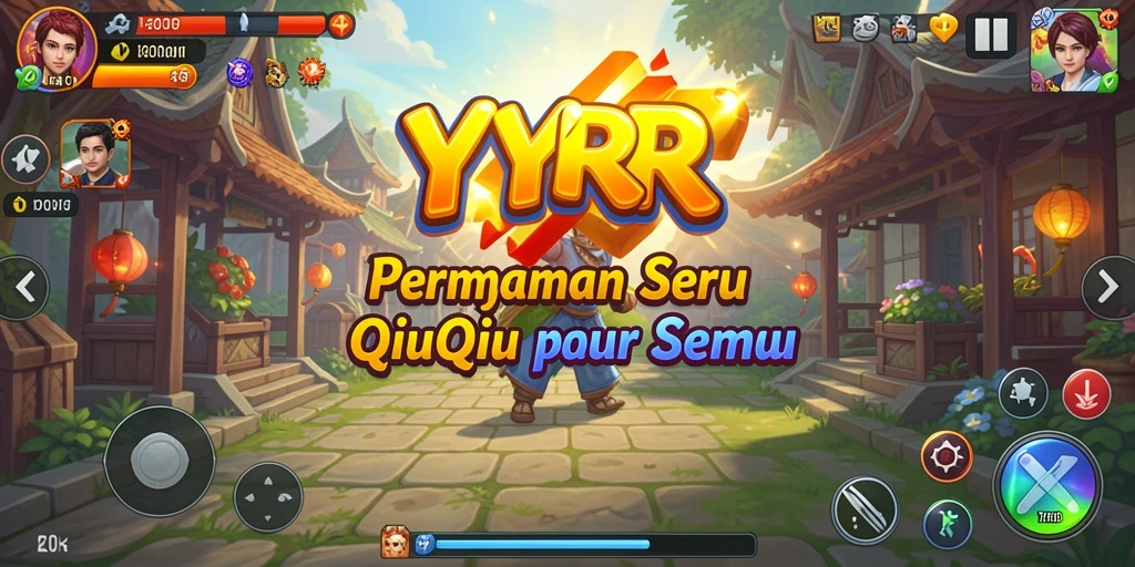 Tampilan permainan QiuQiu yang menarik di YYRR.
