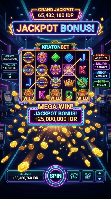 Tampilan antarmuka Kratonbet yang menarik dan intuitif.