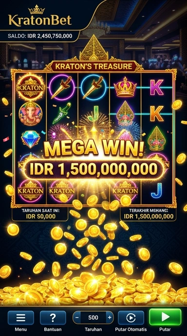 Pengguna dapat menjelajahi berbagai kategori di Kratonbet dengan mudah.